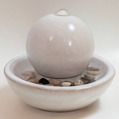 Donlon Indoor Ceramic / Porcelain Table Top Fountain