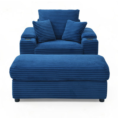 Oversized Accent sofa with Ottoman