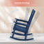 Chaise Adirondack berçante en plastique Liebwin-86803572