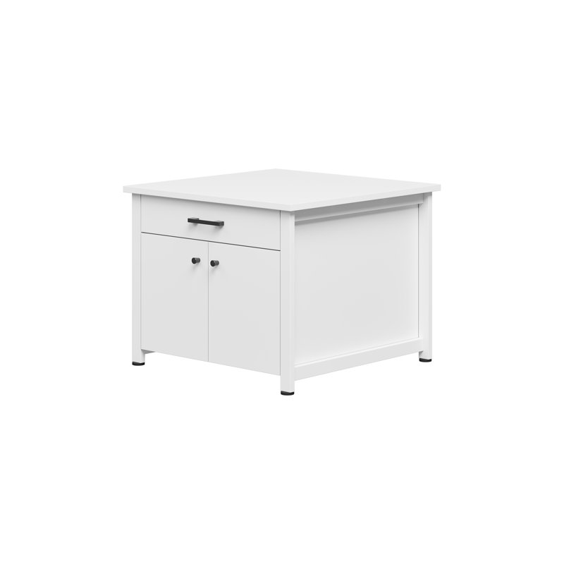 Caisson de laveuse robuste - plateau coulissant + armoire, capacité de 330 lb