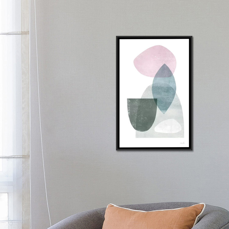 « rêve iv », reproduction d’impression sur toile tendue, H 26 po x l 18 po x P 1,5 po, Toile avec cadre noir, Pas de tapis