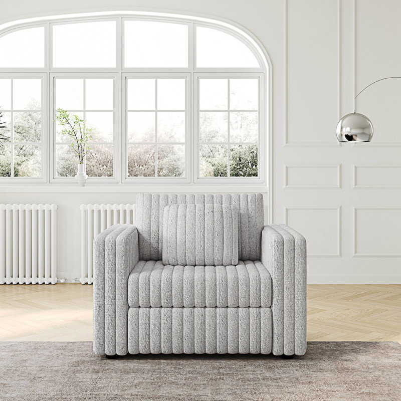 Canapé modulaire simple, Gris clair
