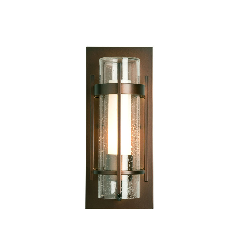 Torch Outdoor Flush Mount, Bronze, 12" H x 5" W x 4.2" D