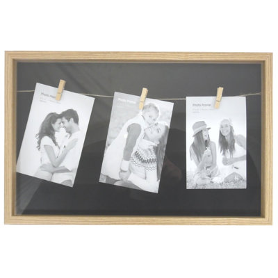 Alezae Beige Wood Picture Frame