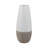 Modern Two-Tone Table Vase For Living Room - Decorative Tall Flower Vase for Tabletops, Office, Bedside, or Home Decor-431079807-431079800