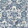 Blue and Khaki Motif II by June Erica Vess - Wrapped Canvas Painting