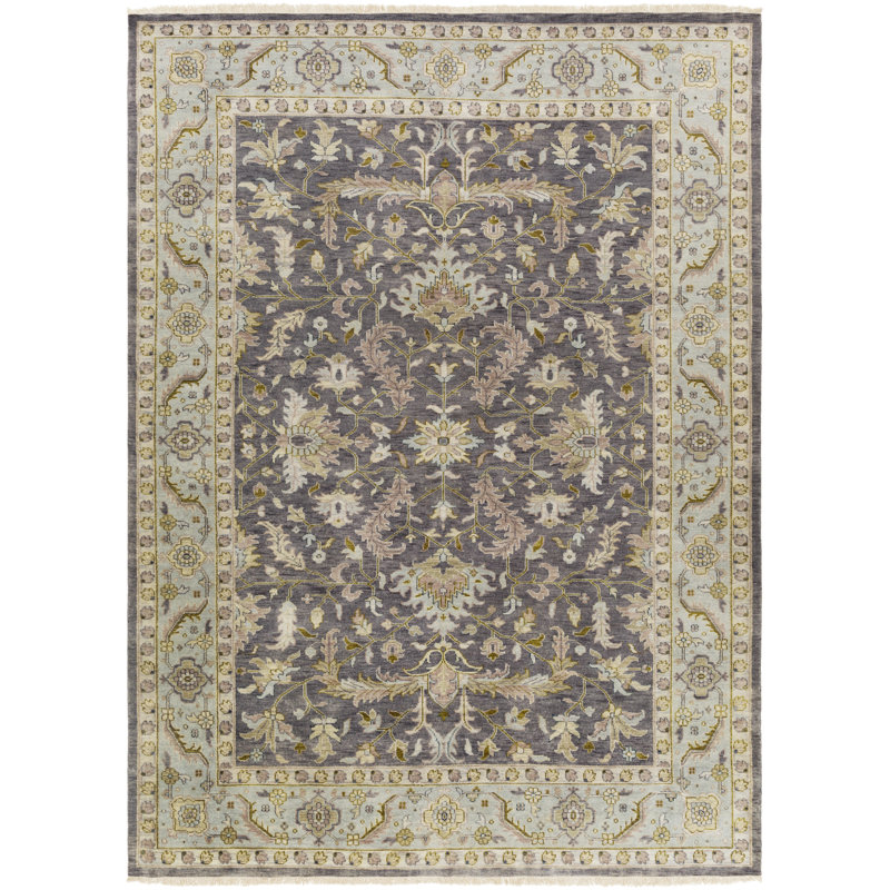 Zeus Hand Woven Wool Oriental Area Rug, Rectangle 8' x 11'