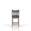 Ensemble de 2 tabourets de comptoir gris rustique