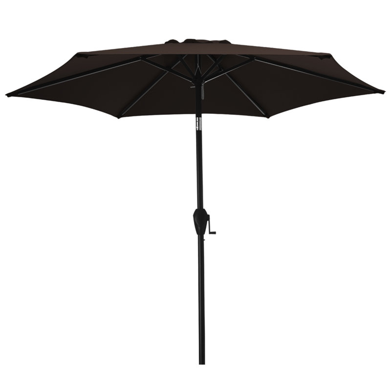 Parasol de marché inclinable 90 'Amaral, Brun