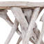 Console en bois massif 46,5 po Selene
