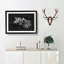 Leopard With Green Eyes High Paint Splash - Picture Frame Graphic Art-56865680-56865678