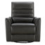 Fauteuil inclinable électrique pivotant en cuir véritable Gabi (ensemble de 2)-121435811