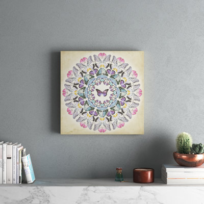 Prosperity Mandala I by Melissa Wang - Wrapped Canvas Painting