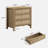 Pomodoro Boho-Inspired Rattan Nightstand With 3-Drawer-1296582098