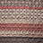 5 Piece Jacquard Quilt Set with Throw Pillows Red King/Cal King