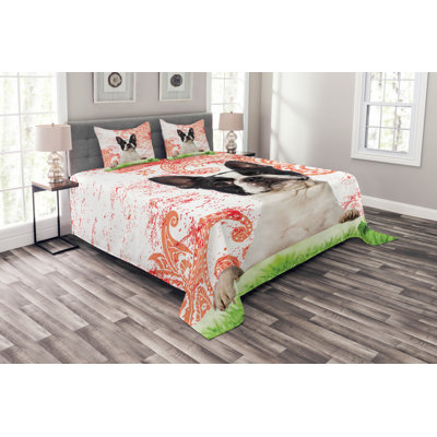 No Pattern Bedspread with Pillow Shams Included