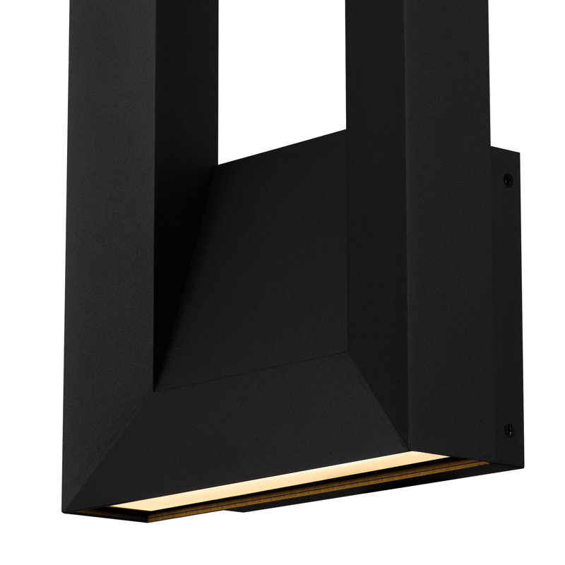 Applique murale à DEL de 22 pouces, éclairage écoénergétique, 30 W produisant 1217 lumens, 3 températures de couleur au choix : 3000 K / 4000 K / 5000 K, compatible avec les variateurs, verre blanc dépoli, usage intérieur, 120-277 V.