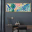 «Abstract Colorful Strokes Vibrant Foliage Abstract Colorful Nature Antique Retro Fine Art Room Extra Large Wall Decor», reproduction encadrée-111176080-96074601