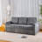 Versatile 3-Seater Sofa with Comfortable Padding and Space-Saving Design for Various Settings