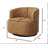 Tybias Faux Leather Swivel Barrel Chair-110828125