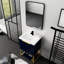 Meuble-lavabo autoportant de 24 pouces avec lavabo en résine-1250549866