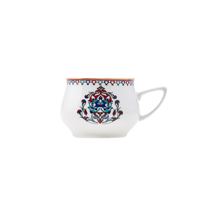 Porcelain Espresso Cup and Saucer