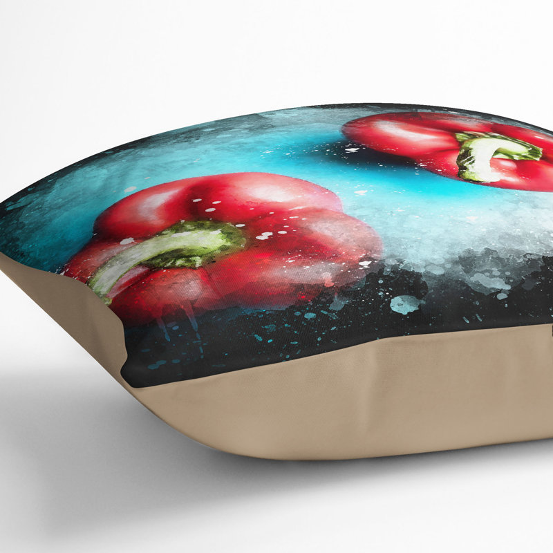 Square Throw Cushion, 40cm H x 40cm W x 15cm D, Stone