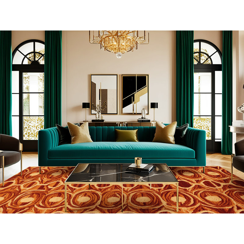  Tapis lavable Jalebi Desserts, Rectangle 6 pi x 9 pi