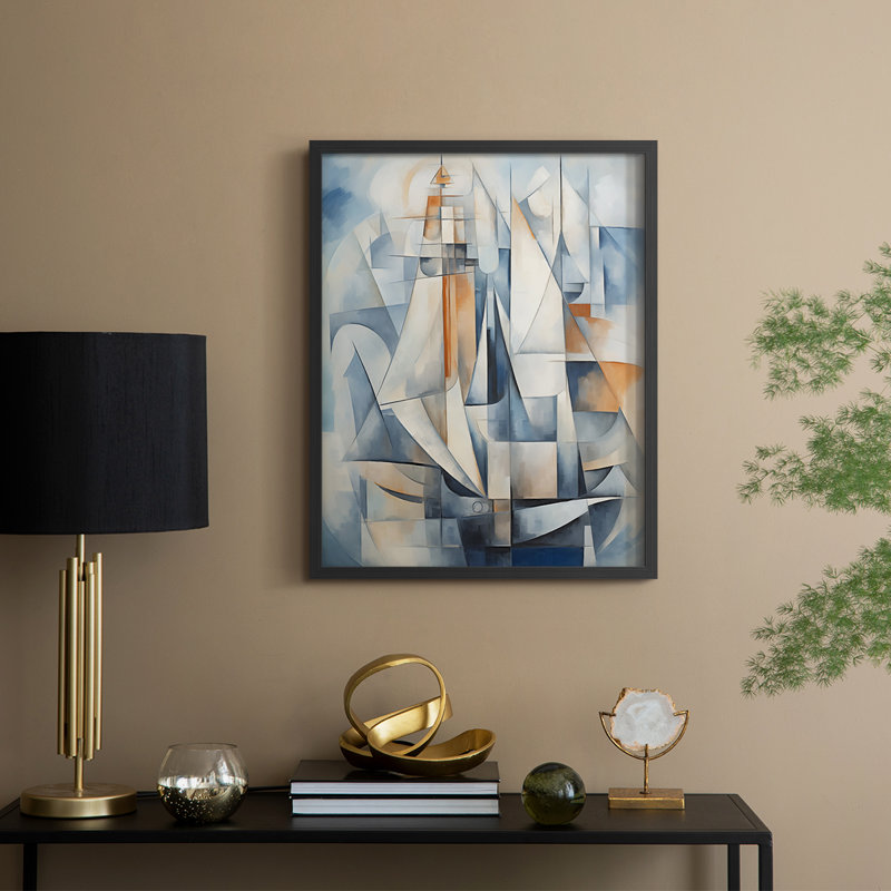 NAUTICAL Series CD XXVI - reproduction encadrée de qualité supérieure - prête à être accrochée - aucun clou requis