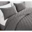 Brooklyn Loom Diamond Washed Cotton Natural Twin/Twin XL 2 Piece Quilt Set-108430949-108430946
