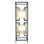 Bullani Geometric Bookcase