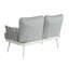 Causeuse et table en acier Mariano-342879130