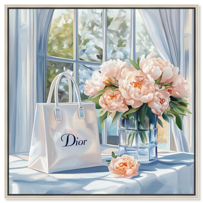 Sac et pivoines, toile par Art Remedy