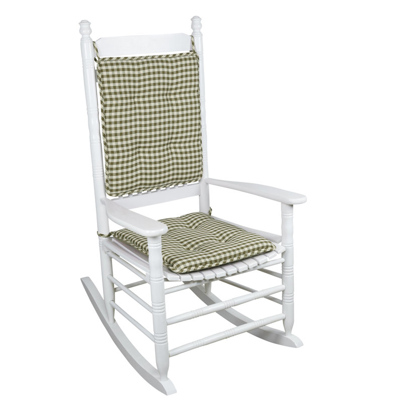 Ensemble de coussins pour fauteuil à bascule/chaise berçante, Pin