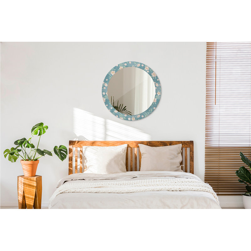 Huldar Glass Flat Wall Mirror