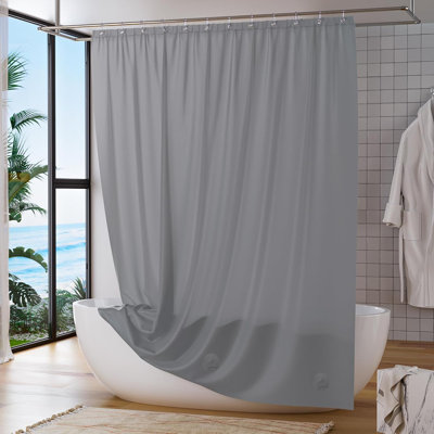Doublure de rideau de douche imperméable givrée avec aimants et œillets antirouille - Matériau PEVA léger pour la salle de bain