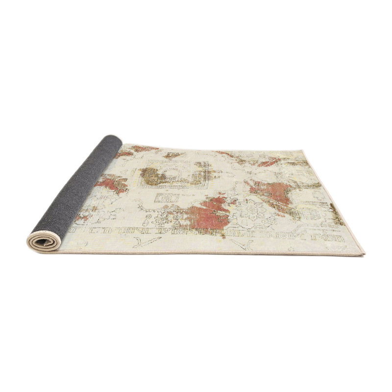 Wool Abstract Indoor Rug, Round 7'