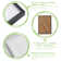 Photo Frame with 5" x 7" Mount - 8" x 10" - Grey/Black