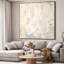 Abstract Beige Grey Modern Contemporary Illustrations Extra Large Framed Wall Art - Digital Print (Frame Assembly Required)-106812547