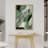 Green Modern Rustic Abstract Room Decor Framed Bedroom Wall Decorations Canvas Print-109881763-109881762