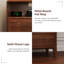 Ensemble de 2 tables de chevet en bois massif - deux tiroirs et station de charge USB / AC-129164991-129244092