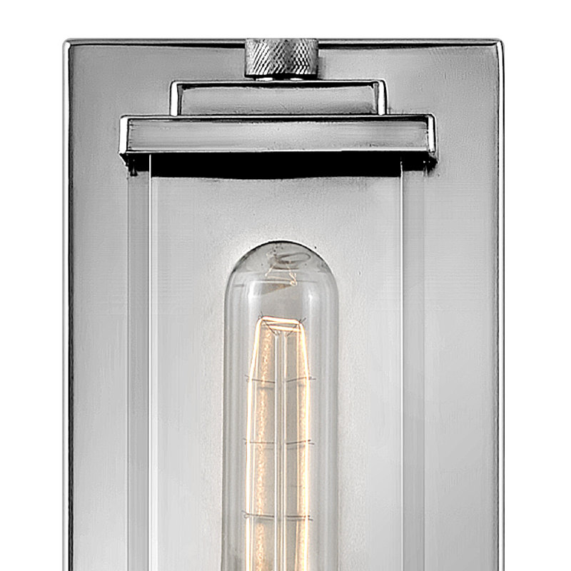 Two Light Vanity, Polished Nickel