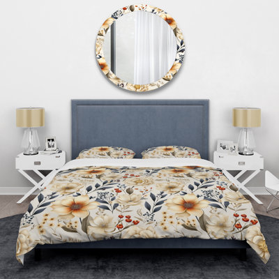 Harmony Of Summer Flowers - Ensemble de housse de couette à motif floral