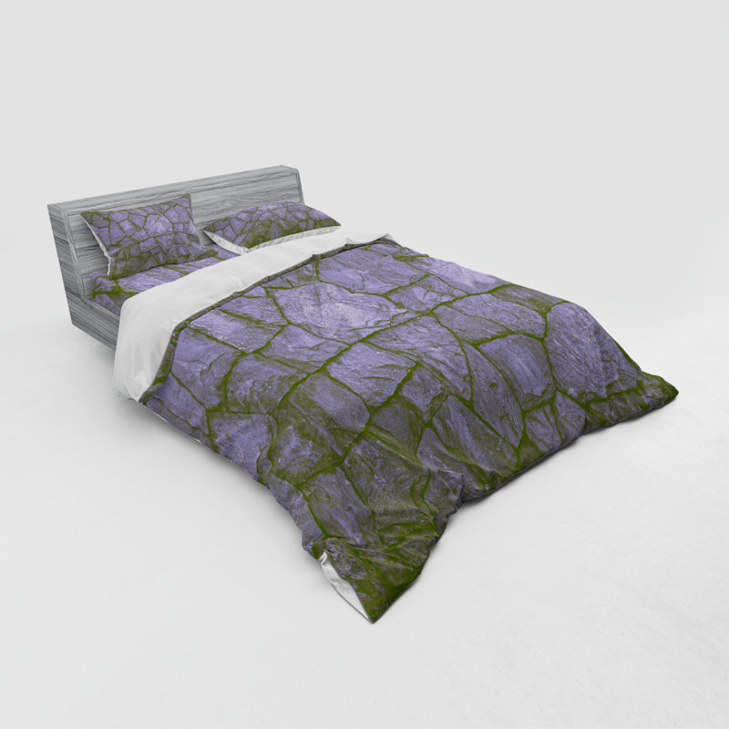 Rustic Polyester Geometric Shapes Duvet Cover