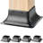 Sumiah Powder-Coated Steel Post Base