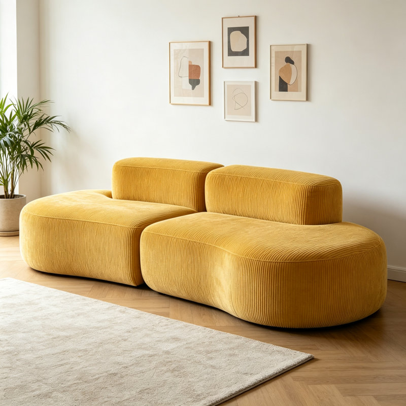 Moïse, Tissu jaune gingembre