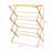 Collapsible Folding Bamboo Laundry Drying Rack for Drying Clothes