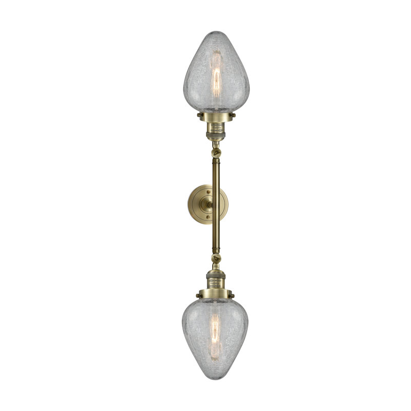 Shauna 2 - Light Dimmable Vanity Light, Antique Brass