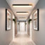 Shineo 1 - Light 31.5" Rectangle LED Flush Mount