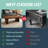 47" Oval Coffee Table, Farmhouse Center Accent Table for Living Room
